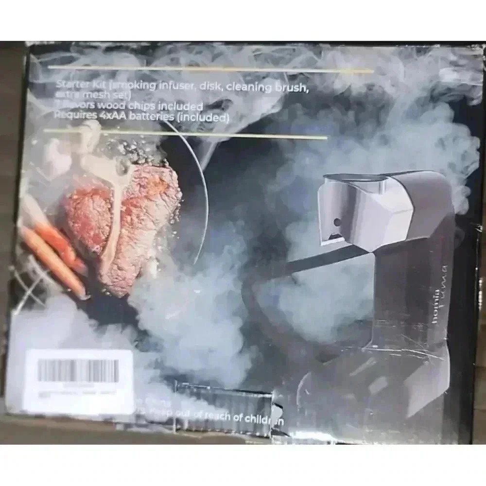 WOOD SMOKE INFUSER HOMIA Fuma PortSmoking Gun Extended Kit - Wood Smoke Infuser-